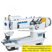 LS-3820D-PL máy móc xích Maqi ,máy 2 kim móc xích ,2 kim song song có trợ lực ,motor điện tử liền trục