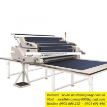 NA-650-8 máy trải vải TSM ,máy trải vải tự động có thể dùng cho vải dệt kim và dệt thoi ,khổ vải 2235mm ,đường kính cuộn vải 500mm ,trọng lượng cuộn vải 80kg ,khổ bàn 2430mm